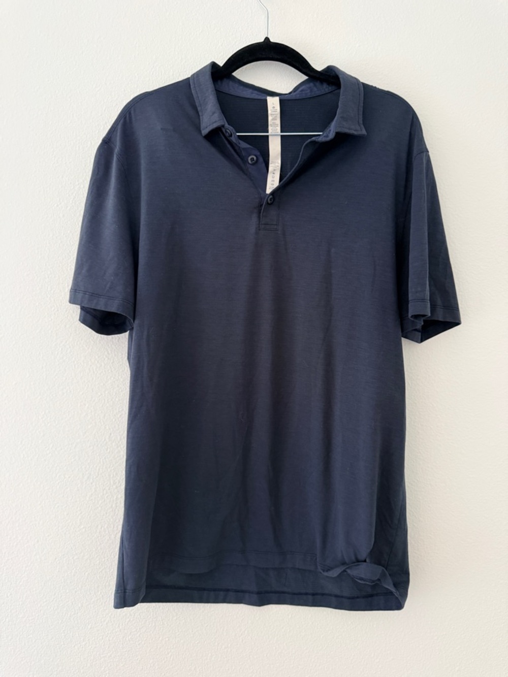 lululemon athletica Men's Navy Evolution Polo Shirt